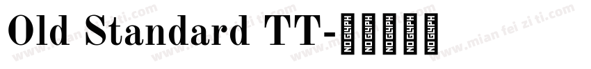 Old Standard TT字体转换